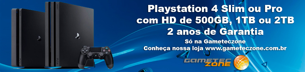 Loja Gameteczone Venda Playstation 4 2 anos de garantia